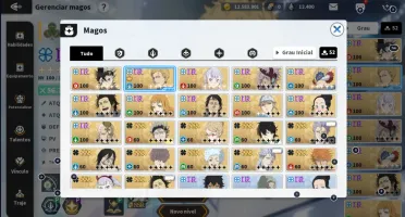Conta Black Asta 5* + carta 5* /Rei Mago + carta 1* E mais