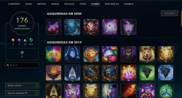 CONTA DE LOL 160 SKINS TODOS OS CHAMP.