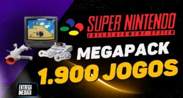 Pack com 1.900 jogos de Super Nintendo roms