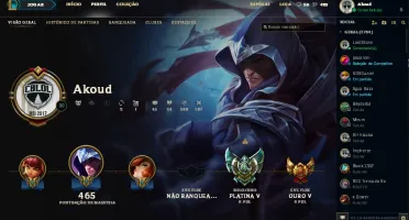 Conta lol Platina V