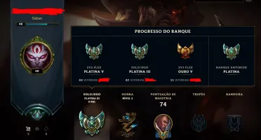 CONTA PLATINA 3 (FULL SMURF)