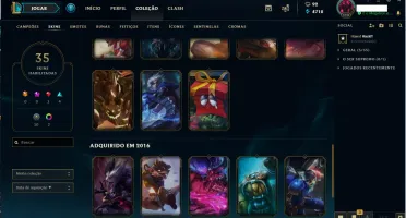 Conta lol Solo/Duo Gold IV 5v5 Gold V