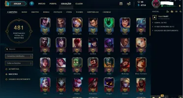 Conta lol Solo/Duo Gold IV 5v5 Gold V