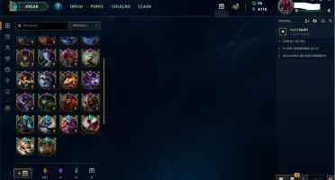 Conta lol Solo/Duo Gold IV 5v5 Gold V