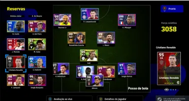 conta top efootball 2024 para pc, stean