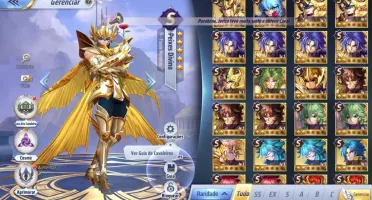 Saint seiya Awakening com mais de 3100 Gemas Avançadas