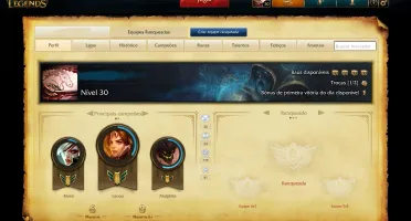CONTA UNRANKED lV 30 / 30 CAMPEOES / 4 SKINS