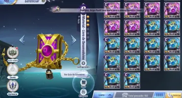 SAINT SEIYA AWAKENING - COM GEMAS AVANÇADAS E LIVROS