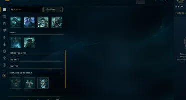 League of legends conta D4 mmr mestre ganhando 40 pdl