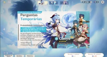 Conta Ar 39, Mona, Keqing, Túmulo de Lobo, 6782 Gemas