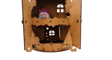 Casinha Modelo Ovo MDF, Cesta de páscoa Para Ovos De...