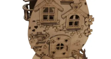 Casinha Modelo Ovo MDF, Cesta de páscoa Para Ovos De...