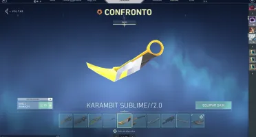 conta valorant imortal com 1881,50 em skins