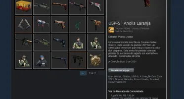 Conta CSGO com mais de R$ 550 em Skins (mercado bloqueado)