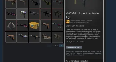 Conta CSGO com mais de R$ 550 em Skins (mercado bloqueado)