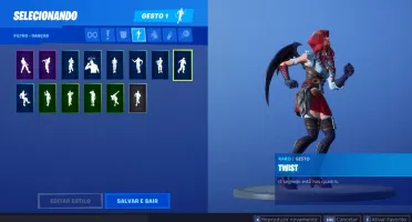 CONTA FORTNITE COM V-BUCK PRA NOVO PASSE E SKINS S5