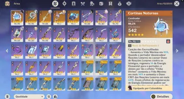 Genshin Impact Ar55 Columbina+Arma, Zibai+Arma, Ineffa+Arma