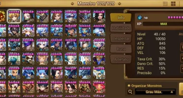 Conta summoners war 4 LD Ultra late game