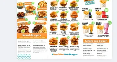 Cardápio Hamburgueria Editável Canva