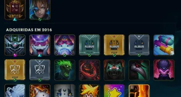 [SMURF&SKIN] Conta League of Legends 18 skins - Level 30