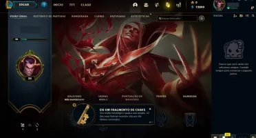 Conta Unranked lvl30