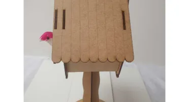 Casa de pássaro MDF, 12x13