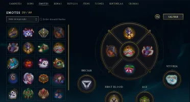C- Onta Lol Gold 4 - 172 Skin's