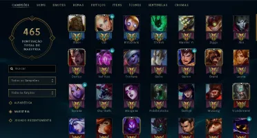 C- Onta Lol Gold 4 - 172 Skin's