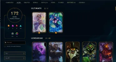C- Onta Lol Gold 4 - 172 Skin's
