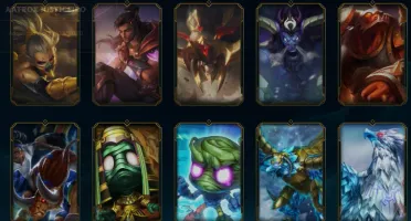 Vendo conta de lol esmeralda 3 com 375 skins
