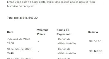 Conta LOL + Valorant