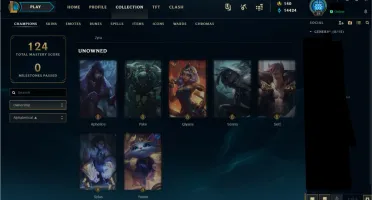 Conta antiga da season 1 com 7 skins vitoriosas 225 skins