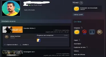 Conta Steam CS2 com Prime