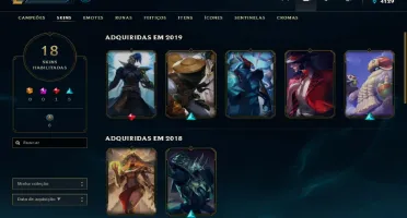 Conta Unranked (Ex Prata)- League Of Legends