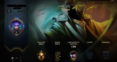 Conta Ouro IV (Smurf com MMR de Platina2)
