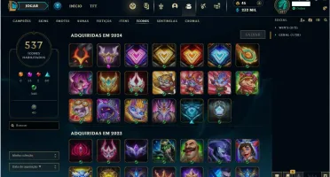Conta Lol - 648 Skins / 232K Ea / Esmeralda 4