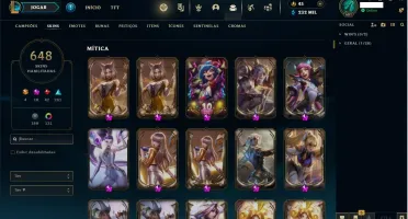 Conta Lol - 648 Skins / 232K Ea / Esmeralda 4