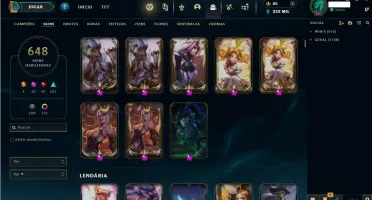 Conta Lol - 648 Skins / 232K Ea / Esmeralda 4