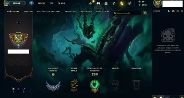 CONTA LOL 101 CAMPEÕES E 31 SKINS