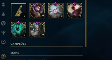 CONTA LOL 101 CAMPEÕES E 31 SKINS