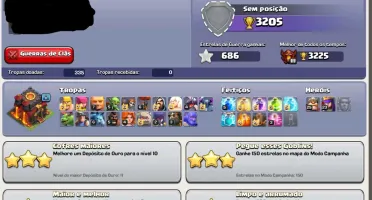 VENDO conta clash of clans cv 10 nvl 132