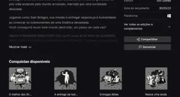 Conta Epic games com 20 jogos