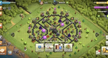 Conta Clash of clans cv 9