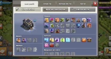 Conta Clash of clans cv 9