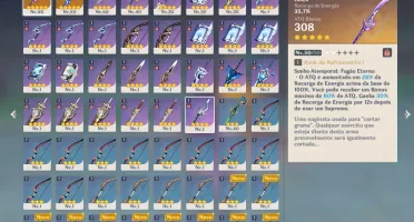 Raiden Shogun + Arma, Ayato + arma, ar 42