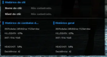 Conta PB 65% KD 54% HS Bastante itens e armas