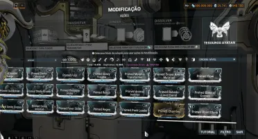 Conta Warframe Lendário 4 Completa com 14k platinas corre