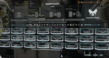 Conta Warframe Lendário 4 Completa com 14k platinas corre