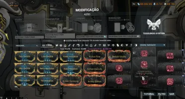 Conta Warframe Lendário 4 Completa com 14k platinas corre