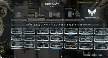 Conta Warframe Lendário 4 Completa com 14k platinas corre